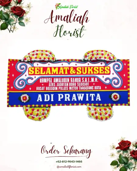 Papan Bunga Ucapan Selamat Ciliang